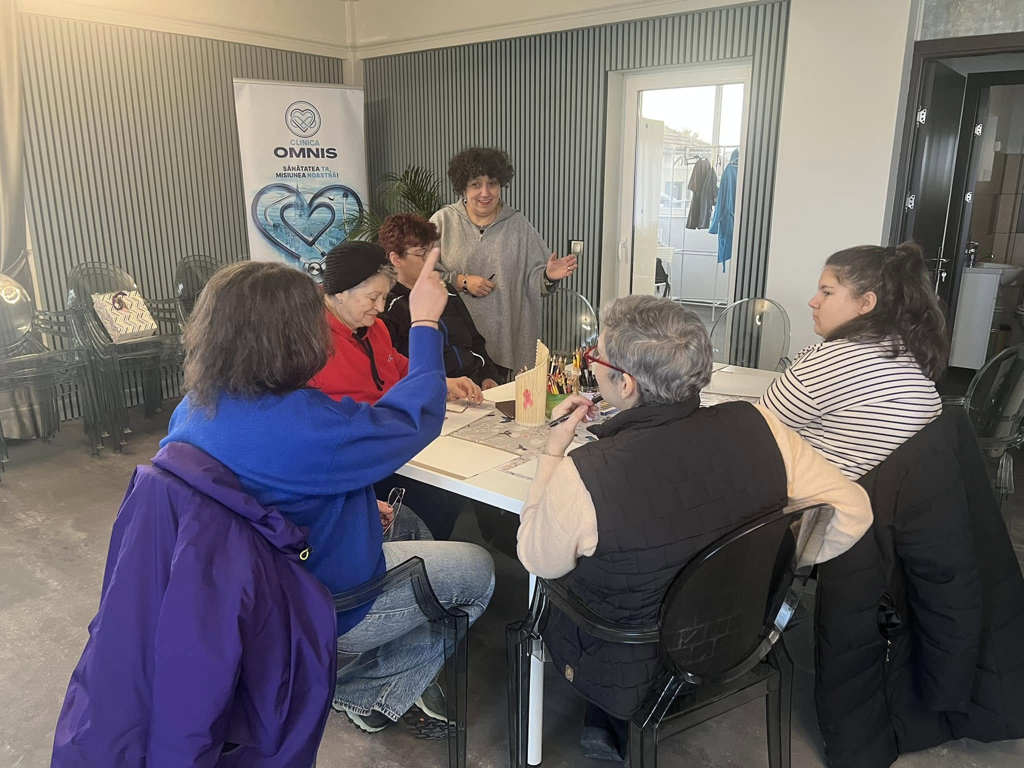 Grup Suport Oncologic Sibiu | Atelier de neuro-artă: „Floarea calităților noastre”