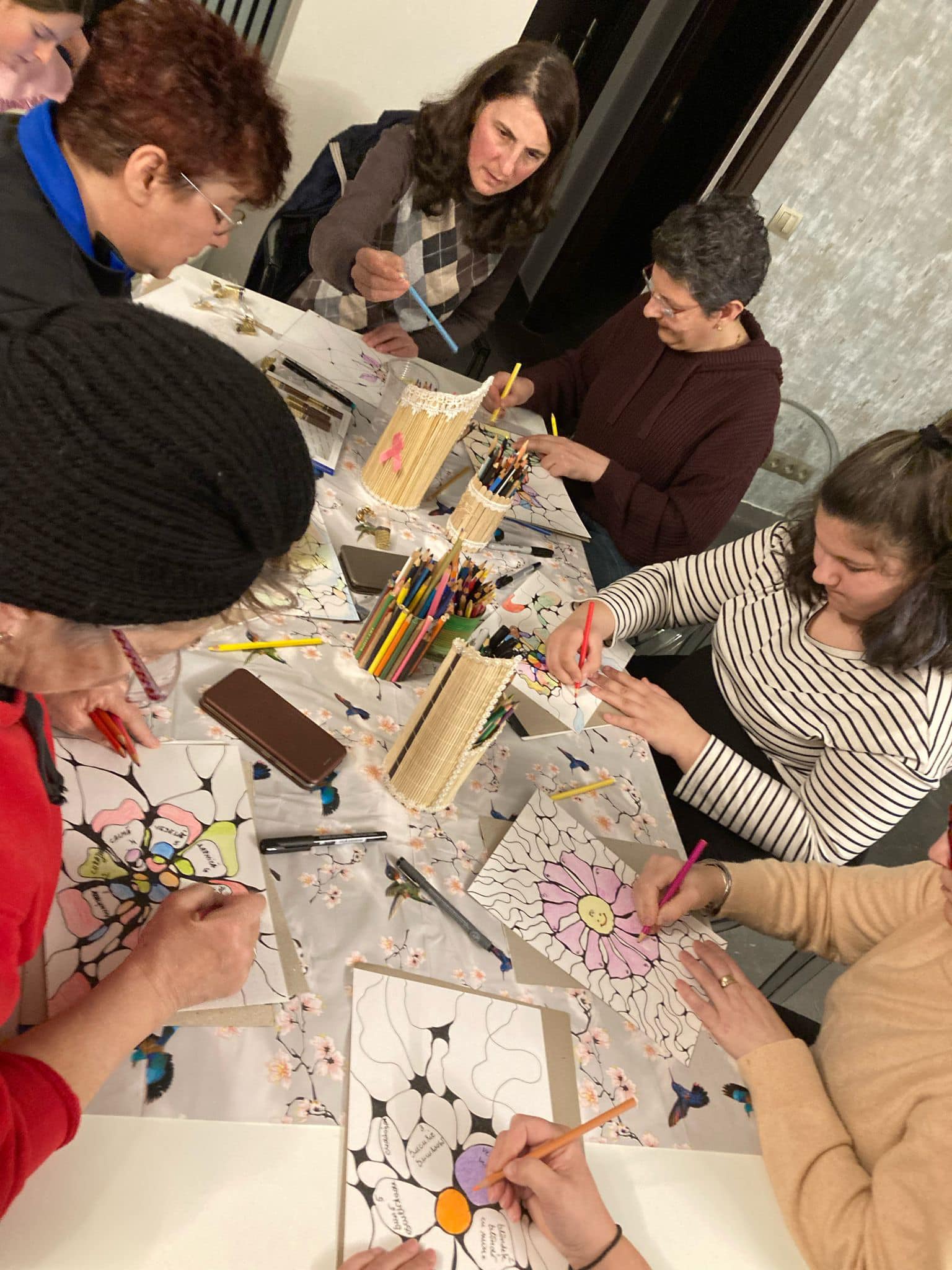 Grup Suport Oncologic Sibiu | Atelier de neuro-artă: „Floarea calităților noastre”