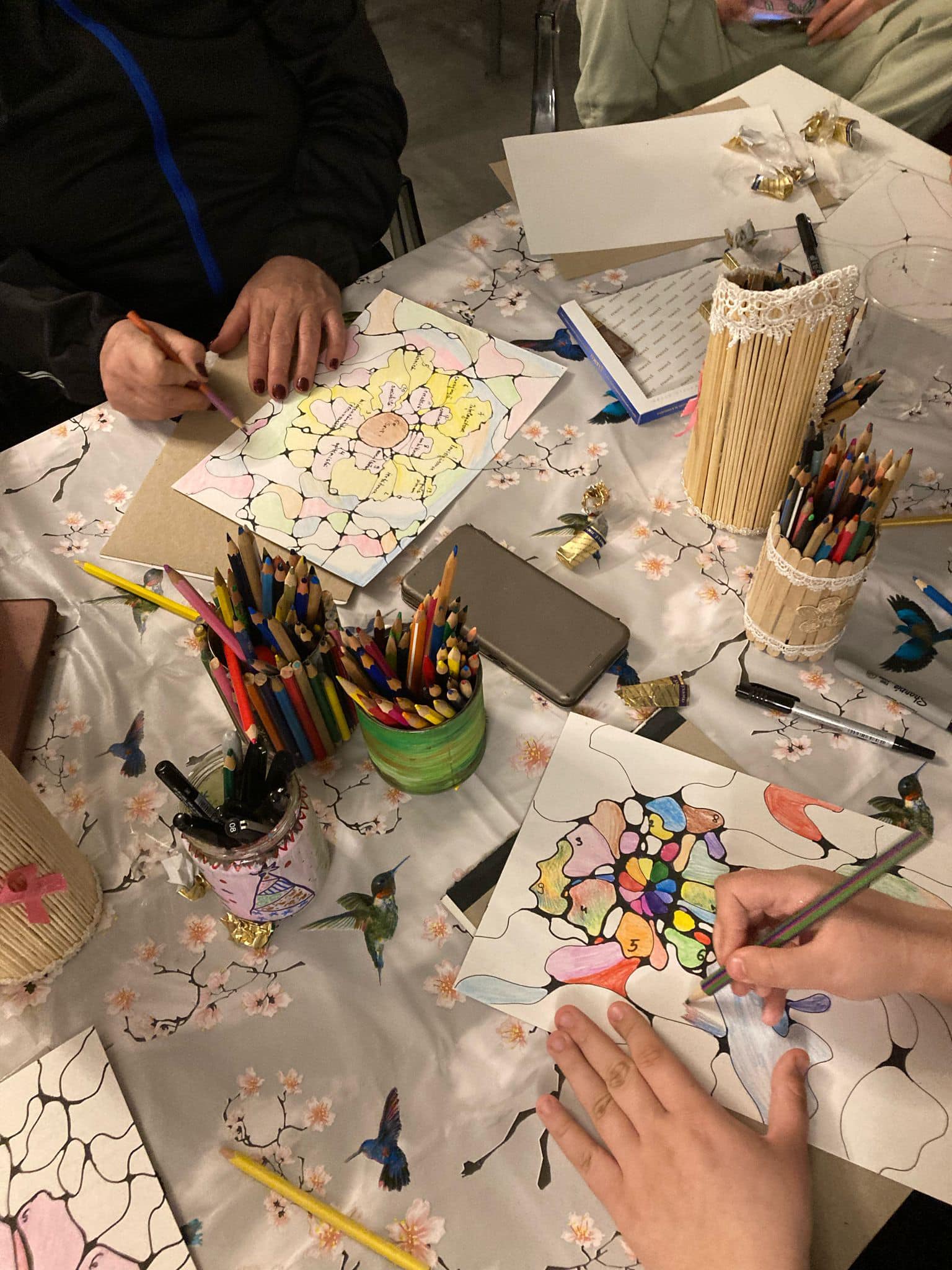 Grup Suport Oncologic Sibiu | Atelier de neuro-artă: „Floarea calităților noastre”