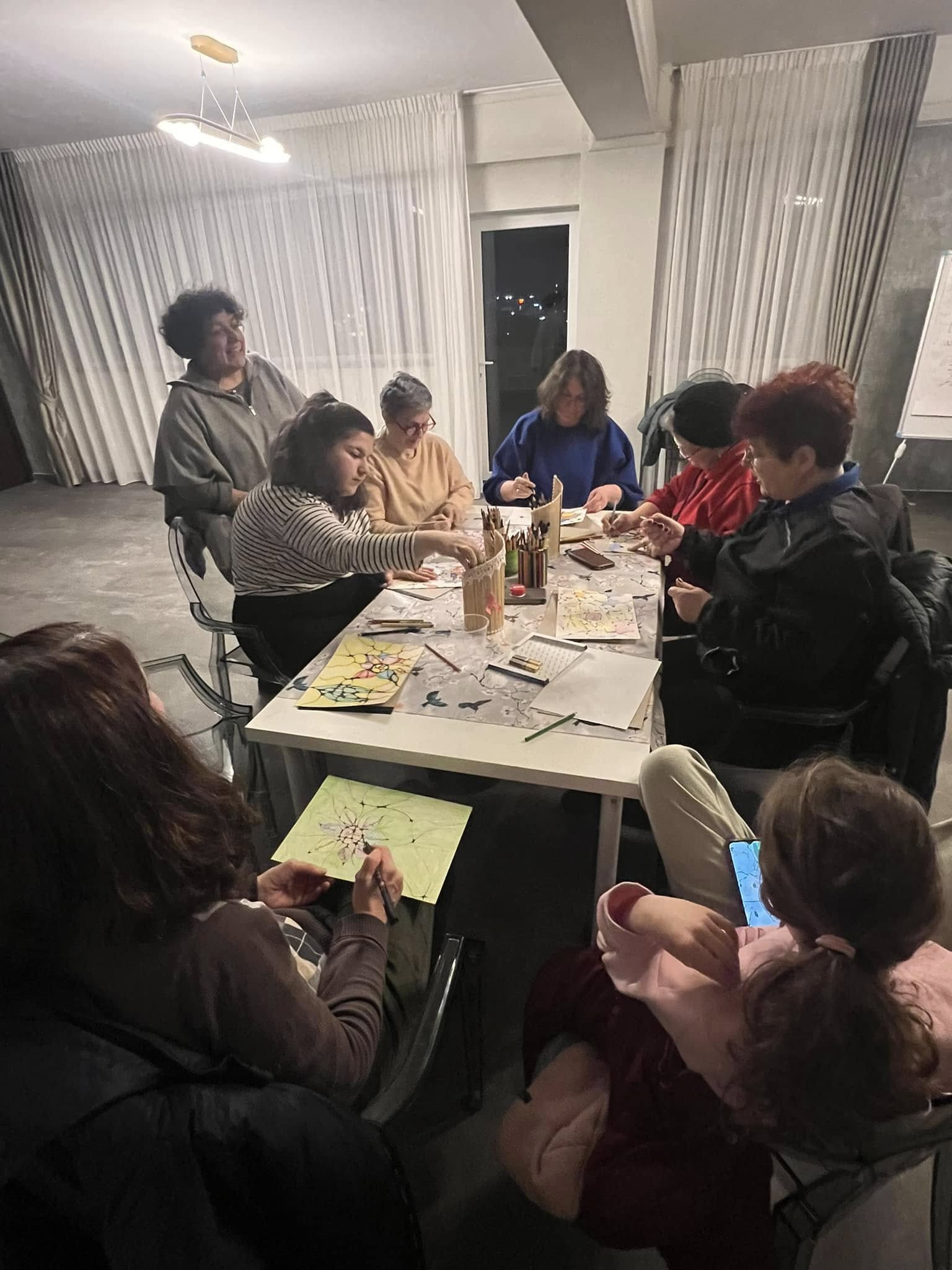 Atelier de neuro-artă: „Floarea calităților noastre”