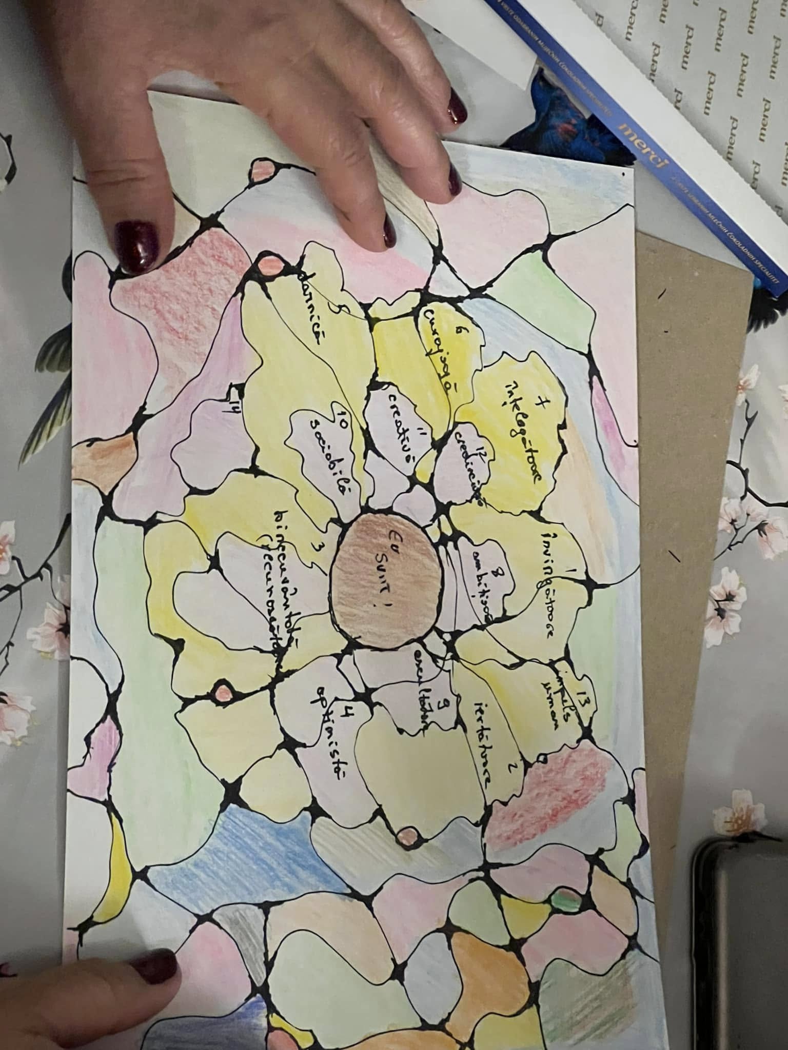 Grup Suport Oncologic Sibiu | Atelier de neuro-artă: „Floarea calităților noastre”